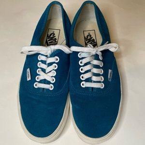 Vans Teal Blue Shoes